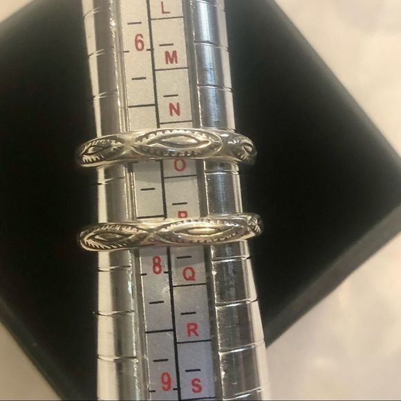 SILPADA Sterling Silver Oxidized Stacking Ring Sz 7, 7-3/4 - Picture 6 of 10